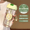 COOKSS水杯塑料杯大容量运动水杯男女户外健身水杯带滤网600ml 实拍图