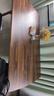 全品屋餐桌椅组合家用饭桌子小户型简约公寓快餐出租商用长方形电脑桌 胡桃木色 140cm 【宽80CM】一桌二椅 实拍图