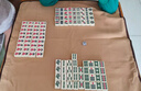 望京扑克（Wangjing Poker）麻将牌袖珍手搓32mm迷你旅行麻将套装便携宿舍小麻将144张带桌布 实拍图
