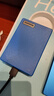 纽曼（Newsmy）1TB 移动硬盘机械 双盘备份 清风Plus系列 USB3.0 2.5英寸 宝石蓝 海量存储 手机连接 格纹设计 实拍图