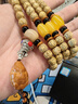 【直发】天然星月菩提手串佛珠108颗文玩手持念珠盘串礼物 【主图款】108颗佛珠 9x8mm 实拍图