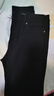 深呼吸DEEP BREATH女装加绒加厚中腰修身弹力休闲小脚牛仔裤女A100140 黑 M (3) 实拍图