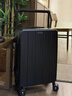 DTA宽拉杆行李箱女大容量新款拉杆箱高颜值密码旅行箱男幻影黑24英寸 实拍图