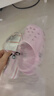 CROCS卡骆驰洞洞鞋贝雅男鞋女鞋轻便耐磨一脚蹬拖鞋休闲鞋|10126 白-100 43 (270mm) 实拍图