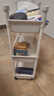 小推车置物架落地浴室移动零食卫生间多层卧室床头多层收纳储物架 书架三层带轮 实拍图