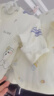 布昔熊【2件装】新生婴儿儿0-3月半背衣四季纯棉上衣初生婴儿宝宝长袖衣 四季款-2件装（小企鹅+小奶瓶） 52 （0-1个月9斤以内） 实拍图