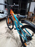 凤凰山地自行车男女变速山地车碟刹青少年儿童自行车学生单车 星际 橙蓝【单速+辐条轮】 20寸【适合125-160cm】 实拍图
