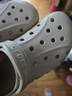 卡骆驰（CROCS）洞洞鞋贝雅男鞋女鞋轻便耐磨一脚蹬拖鞋休闲鞋|10126 卵石色-2V3 45 (290mm) 实拍图
