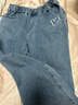 巴拉巴拉童装儿童牛仔裤女童时髦洋气喇叭裤秋季长裤百搭舒适裤子 牛仔中蓝88201 120 实拍图