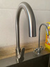 九牧（JOMOO）厨房水龙头304不锈钢洗菜盆360°旋转冷热双控龙头33221-748/7B-Z 实拍图