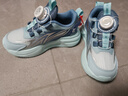 巴布豆童鞋春季儿童运动鞋软底时尚男童跑步鞋102551052绀蓝/水月蓝30 实拍图