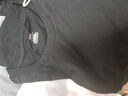 京东京造长袖t恤男5A抑菌新疆棉圆领衣服男装打底衫 黑色 XL 实拍图