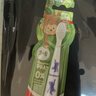 高露洁（Colgate）不倒翁儿童牙刷2-3-6-9岁宝宝软毛牙刷磨圆柔丝刷毛双支 三色随机 实拍图