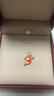 谢瑞麟（TSL）新年礼物黄金吊坠女款可爱乒乓球足金硬金项坠定价X4539 不含链-约0.98g 实拍图