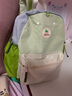 SHUKIKU儿童书包1-3年级小学生超轻防泼水透气背包户外旅游绿豆薄荷M+码 实拍图