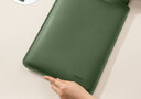 泰克森笔记本电脑内胆包适用苹果macbook14寸华为16联想男女士15保护套 森墨绿+电源包(可当支架+鼠标垫) 13.6/14/14.2英寸 实拍图