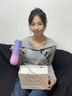 一物一造保温杯女士款智能水杯高颜值圣诞节生日礼物送女朋友老婆高档实用 彩屏保温杯 渐变紫 400ML【礼盒+礼袋】 实拍图