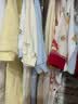 全棉时代婴儿衣服连体衣春秋装风柔棉暖绒宝宝冬季打底衣 微光蓝66码 实拍图