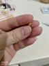 领丰金黄金豆豆AU9999足金实心真金豆子收藏节日礼物送女友送朋友小金豆 金元宝1g带证签 实拍图