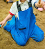 古伊萨儿童下水裤男女涉水服雨鞋雨靴轻便赶海服防水涉水裤YX1051 27 实拍图