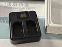 绿巨能（llano）佳能LP-E6NH相机电池适用R5C R62 R6二代 R7 R6 R5  90D 80D 70D 5D4 5D3 5D2 6D2 6D双充充电器 充电器 双充 实拍图