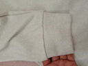 优衣库男装柔软针织摇粒绒圆领套头衫/长袖T恤25秋冬新款479791 01 乳白色 S /165/84A 实拍图
