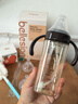 倍立欣直饮吸管奶瓶一岁以上2岁3岁-6岁宝宝ppsu防摔防漏喝奶喝水学饮杯 咖色 330ml 【2吸嘴+1直管+2刷】 实拍图