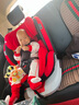 俏贝比（Qiaobeibi）儿童安全座椅汽车用0-4岁-12岁宝宝婴儿车载360度旋转i-Size认证 至尊红【支撑腿+脚踏版+遮阳棚】 实拍图