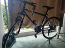 ICOLOUR变速死飞山地自行车男弯把单车公路车赛车实心胎双碟刹成人女中学 减震-纯黑色24速40刀 实拍图