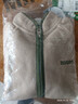 左西男童摇粒绒外套儿童加绒秋装2025新款男孩抓绒上衣潮 米色 140 实拍图