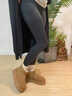 ZHR雪地靴女冬季加绒保暖短靴女简约圆头厚底女靴 GZ08  驼色 37 实拍图