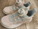 361°童鞋 儿童运动鞋25冬女小童轻盈革面旋钮扣休闲鞋 粉31 实拍图