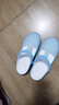 华美健步洞洞鞋女防滑包头凉拖鞋海边沙滩鞋柔软果冻鞋HM2136浅粉37 实拍图