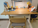 Aooboy日本高品质儿童学习桌写字桌可升降学生书桌家用大白桌实木电脑桌 原木色桌子 120*70cm 实拍图