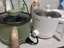 美的（Midea）电煮锅 宿舍小锅 小电锅 学生寝室一体泡面火锅多功能 不锈钢0涂层 电蒸锅 电热锅 XZE1614 配蒸笼 实拍图