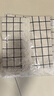 巧林儿多用盖巾小桌布床头柜罩微波炉冰箱罩洗衣机立式空调盖布小方巾 大白格子 55*55cm 实拍图