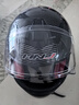 HNJ摩托车头盔男女全盔新3C国标认证四季通用越野机车A1夏季头盔 碳纤纹（标配透明片) 均码 实拍图