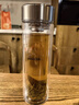希诺双层玻璃杯男家用商务办公泡茶杯子过滤车载水杯XN-9301 265mL 实拍图