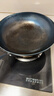 阎铁匠章丘炒锅铁锅家用炒菜锅锻打老式物理不粘锅无涂层木把锤印已开锅 锤印木把款30CM 30cm 实拍图