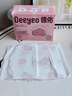 德佑婴儿一次性防水围兜宝宝口水巾免洗防水吸油可调节围嘴 独立包装 桃桃象围兜20片/盒*3盒 实拍图