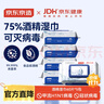京东京造&京东健康 75%酒精湿巾60片*5包 湿纸巾消毒湿巾可灭病毒 实拍图