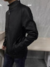 皮尔卡丹（pierre cardin）2025年新款皮衣男夹克韩版帅气皮衣服青年皮褂子春秋皮加克外套 黑色 L【适合11-120斤】 实拍图
