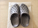 京东京造【抗菌洞洞鞋】凉鞋情侣旅行沙滩两穿eva凉拖鞋男士水泥灰42-43 实拍图