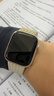 Apple/苹果 Watch Series 10 智能手表GPS款46毫米银色铝金属表壳丹宁色运动型表带M/L MX223CH/B 实拍图