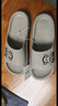 大嘴猴大嘴猴夏季凉拖鞋男厚底可外穿室内家居防滑耐磨浴室洗澡情侣拖鞋 灰色 42-43 标准码（内长265mm） 实拍图
