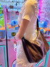 梵昇昱美拉德复古斜挎包包女2025新款韩版托特包百搭通勤情人节单肩包女 大容量斜挎包【咖色】 实拍图