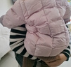 戴维贝拉（DAVE＆BELLA）童装女童羽绒内胆男童羽绒服儿童冬装90绒保暖衣服幼儿宝宝上衣 紫粉色【DB15316-A】 90 cm（建议身高80-90cm） 实拍图