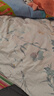 京东京造40支全棉三件套 A类抗菌 100%新疆棉 柔软亲肤 床上三件套床单被套枕套1.2米床青禾曼白 实拍图