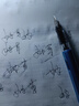 晨光（M&G）文具学生钢笔0.38mmEF明尖 可换3.4口径墨囊 正姿写字（不含墨囊）单支装珠光蓝AFPY522325 实拍图