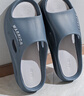 回力居家男士拖鞋室外穿四季防滑臭沙滩凉拖鞋HL02331蓝灰色42-43码 实拍图